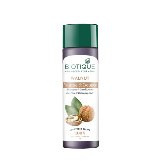 Biotique Bio Walnut Volume and Bounce Shampoo and Conditioner 180 ml