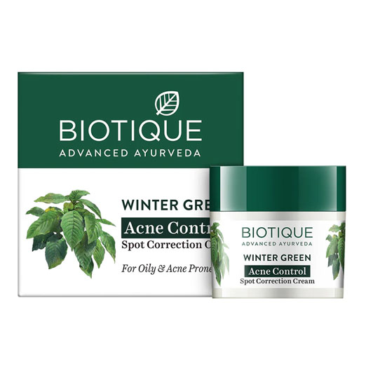Biotique Bio Winter Green Spot Correcting Anti Acne Cream 15g